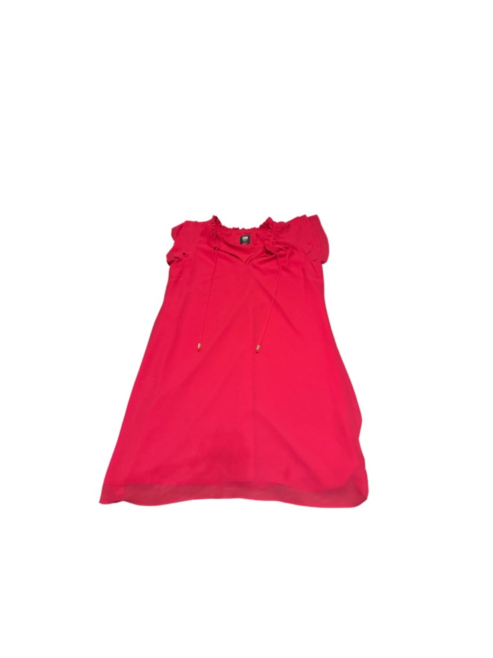 Vince Camuto Hot Pink Ruffle Dress Size 14